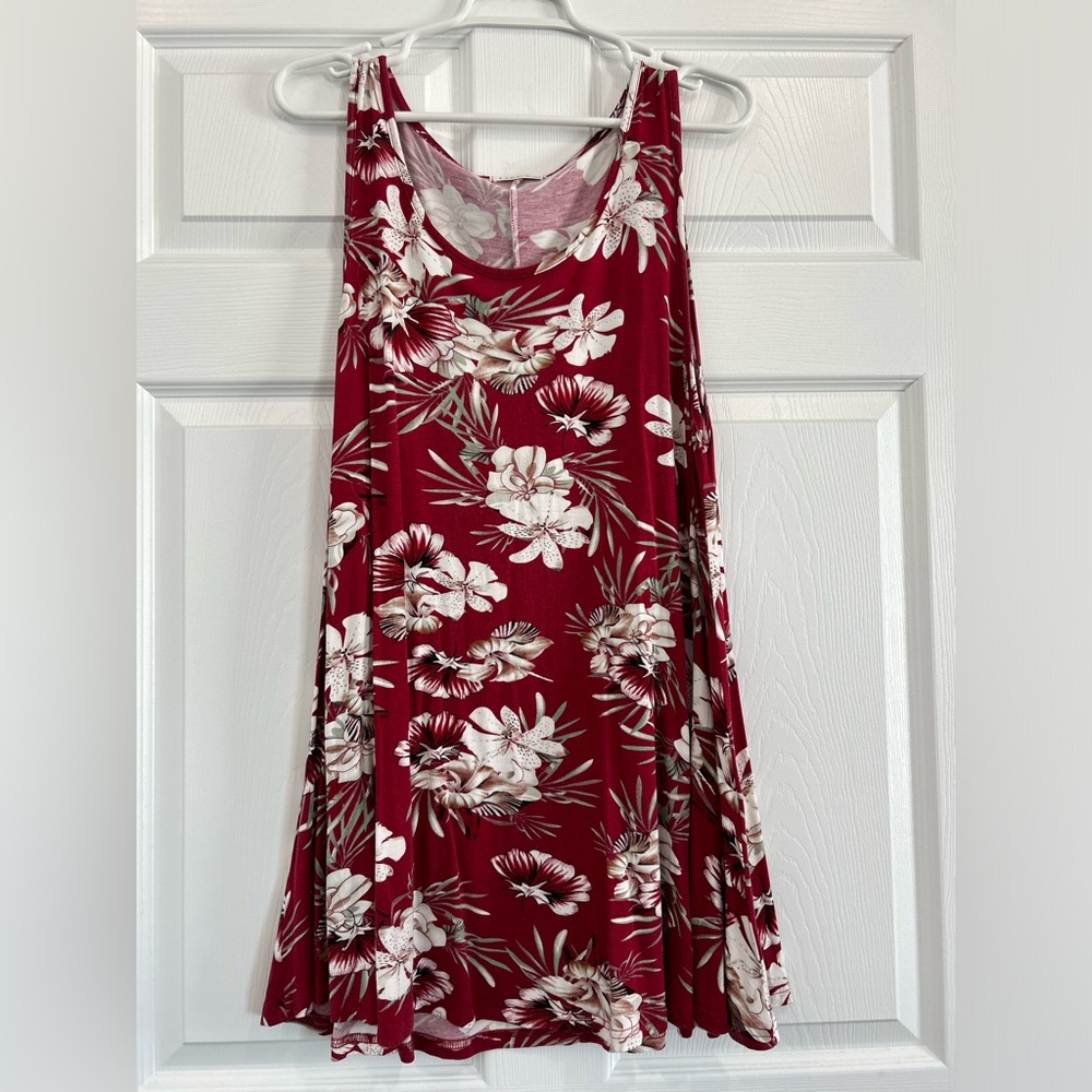 Floral tank top
